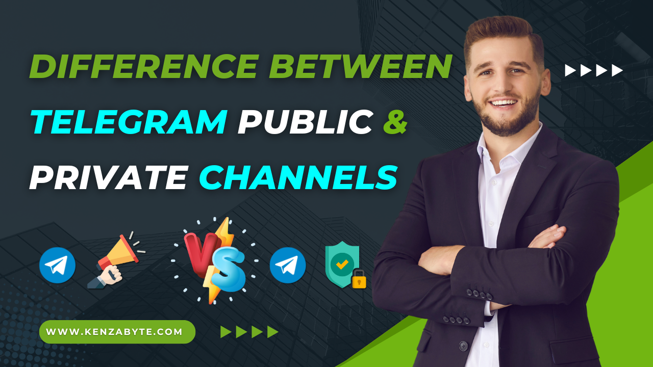 difference between public and private telegram channel